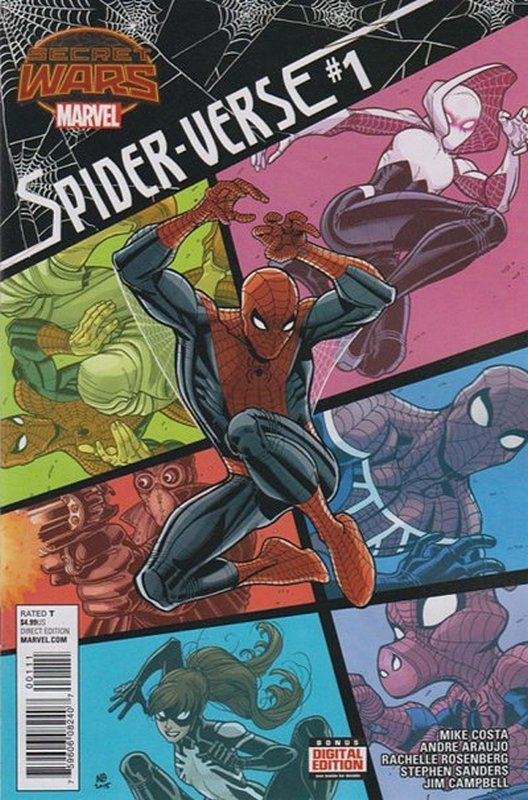 Cover of Spider-Verse (Vol 1) #1. One of 250,000 Vintage American Comics on sale from Krypton!