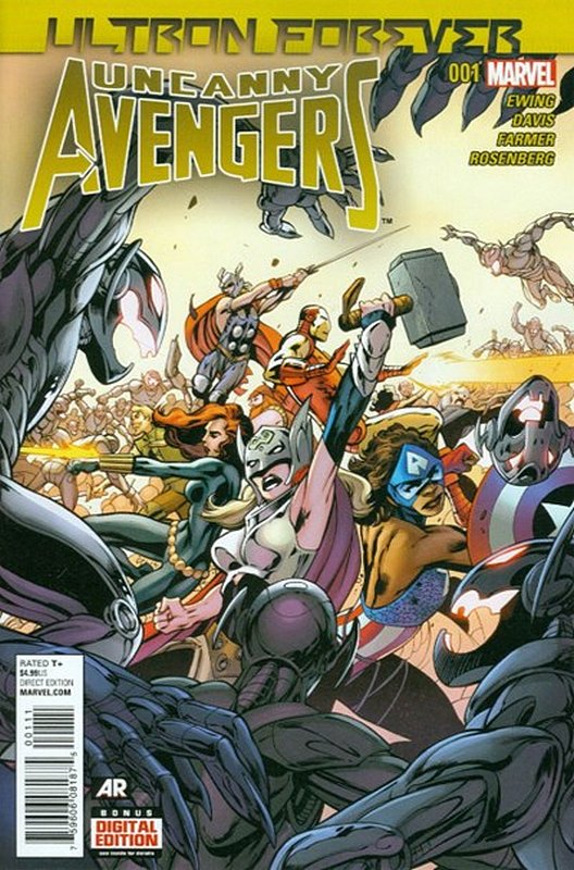 Cover of Uncanny Avengers: Ultron Forever (2015 One Shot) #1. One of 250,000 Vintage American Comics on sale from Krypton!