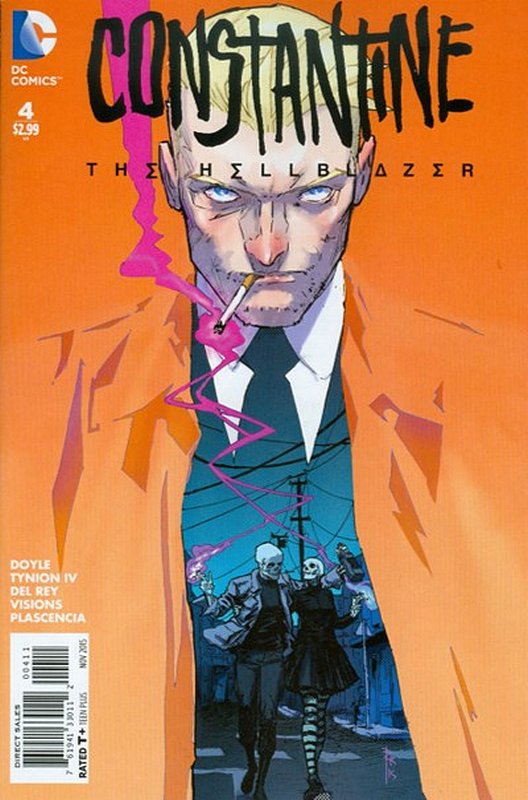 Cover of Constantine: The Hellblazer (Vol 1) #4. One of 250,000 Vintage American Comics on sale from Krypton!