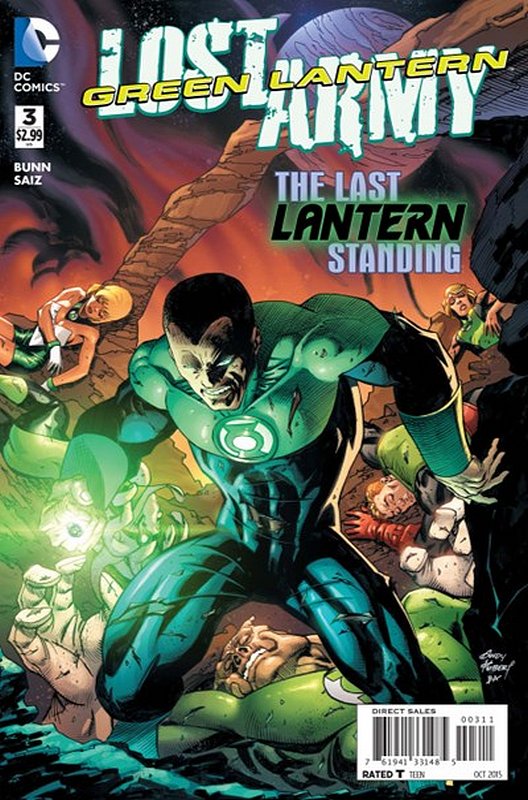 Cover of Green Lantern: Lost Army (2015 Ltd) #3. One of 250,000 Vintage American Comics on sale from Krypton!