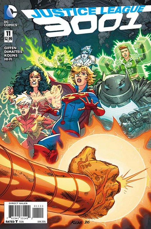 Cover of Justice League 3001 (Vol 1) #11. One of 250,000 Vintage American Comics on sale from Krypton!