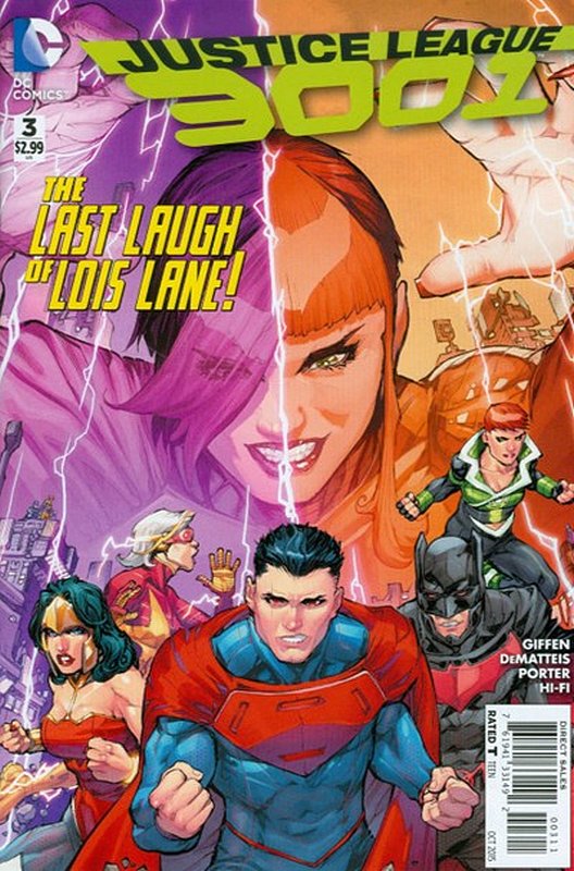 Cover of Justice League 3001 (Vol 1) #3. One of 250,000 Vintage American Comics on sale from Krypton!