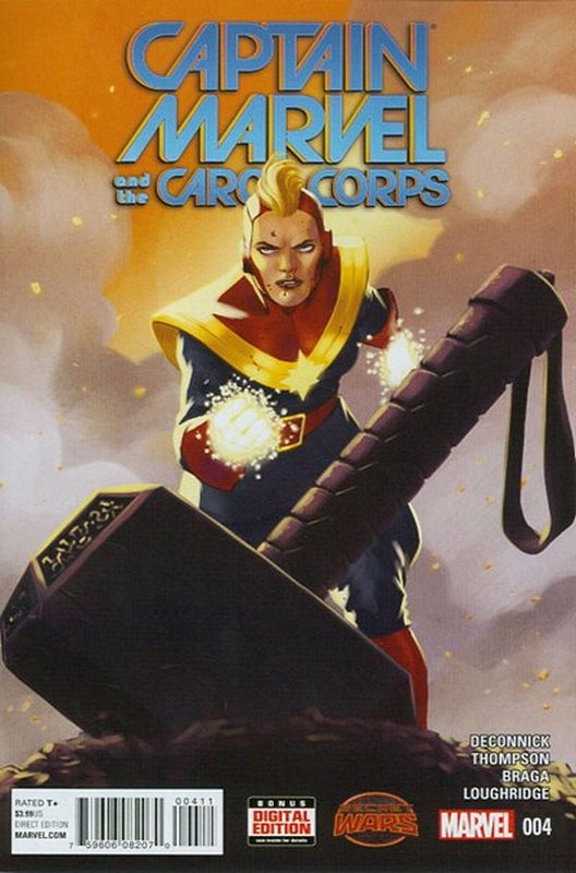 Cover of Captain Marvel & Carol Corps (Vol 1) #4. One of 250,000 Vintage American Comics on sale from Krypton!