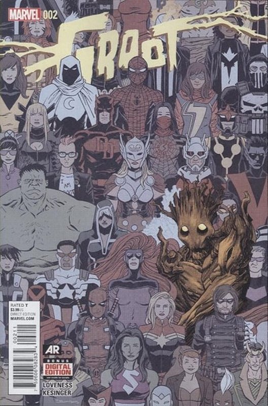 Cover of Groot (Vol 1) #2. One of 250,000 Vintage American Comics on sale from Krypton!