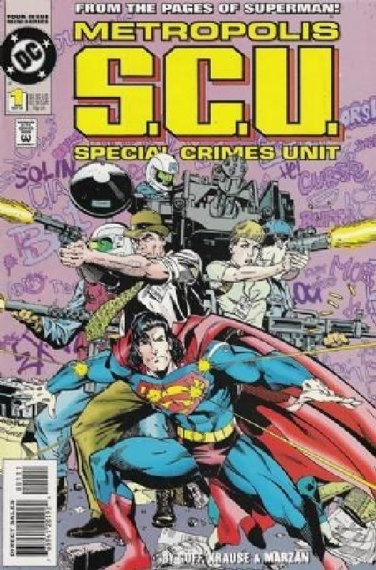 Cover of Metropolis S.C.U. (1994 Ltd) #1. One of 250,000 Vintage American Comics on sale from Krypton!