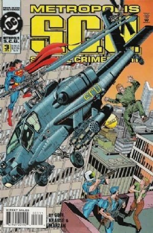 Cover of Metropolis S.C.U. (1994 Ltd) #3. One of 250,000 Vintage American Comics on sale from Krypton!
