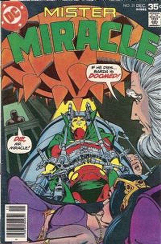 Cover of Mister Miracle (Vol 1) #21. One of 250,000 Vintage American Comics on sale from Krypton!