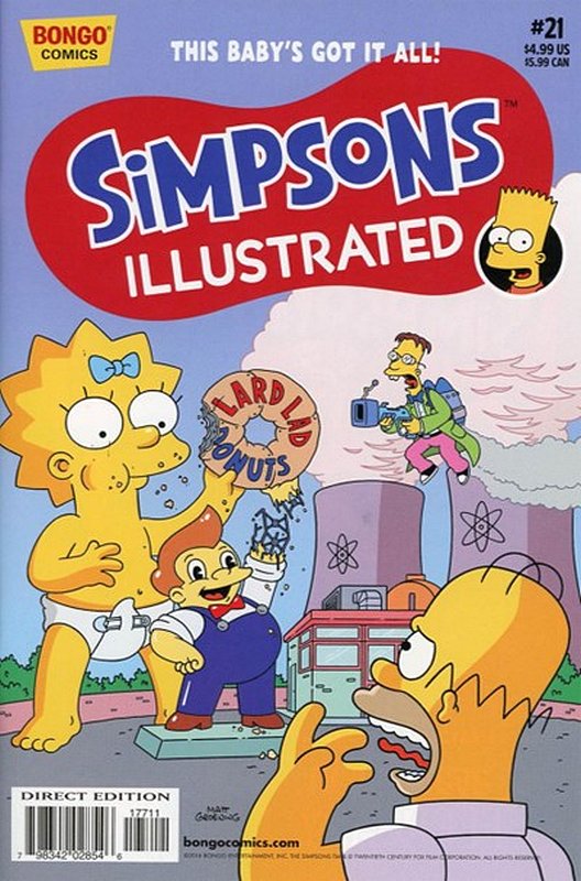 Cover of Simpsons Illustrated (Vol 2) #21. One of 250,000 Vintage American Comics on sale from Krypton!
