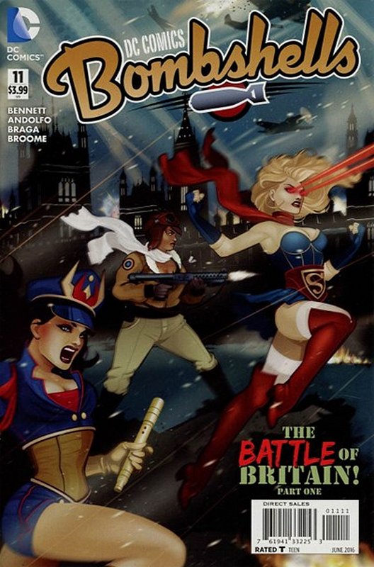 Cover of DC Comics: Bombshells (Vol 1) #11. One of 250,000 Vintage American Comics on sale from Krypton!