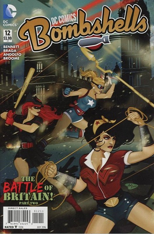 Cover of DC Comics: Bombshells (Vol 1) #12. One of 250,000 Vintage American Comics on sale from Krypton!