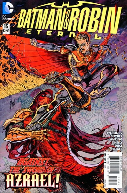 Cover of Batman and Robin Eternal (Vol 1) #15. One of 250,000 Vintage American Comics on sale from Krypton!