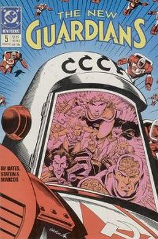 Cover of New Guardians (Vol 1) #5. One of 250,000 Vintage American Comics on sale from Krypton!