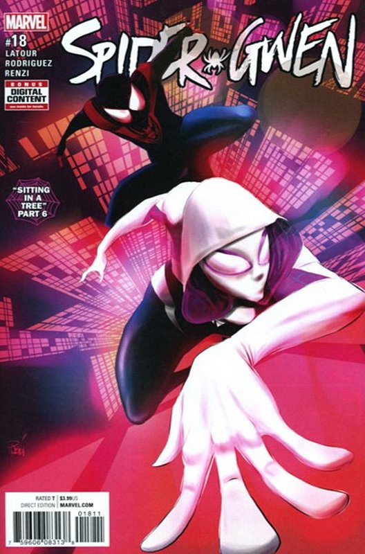 Cover of Spider-Gwen (Vol 2) Radioactive #18. One of 250,000 Vintage American Comics on sale from Krypton!