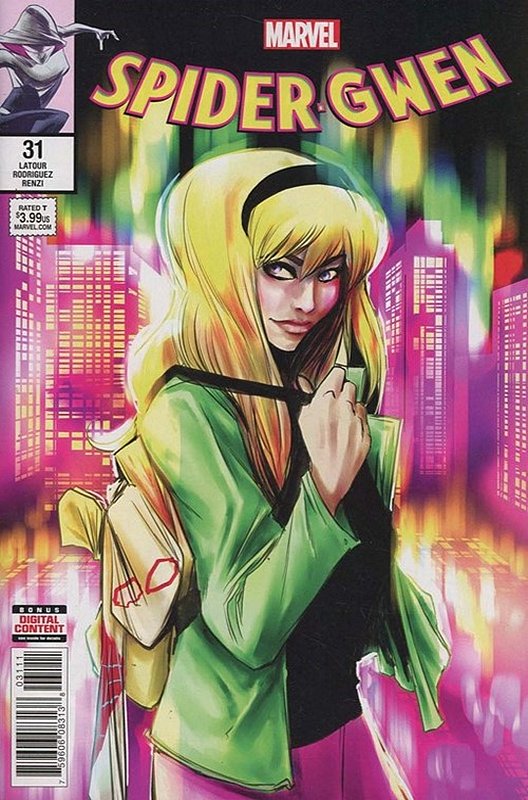 Cover of Spider-Gwen (Vol 2) Radioactive #31. One of 250,000 Vintage American Comics on sale from Krypton!