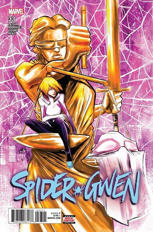 Cover of Spider-Gwen (Vol 2) Radioactive #33. One of 250,000 Vintage American Comics on sale from Krypton!