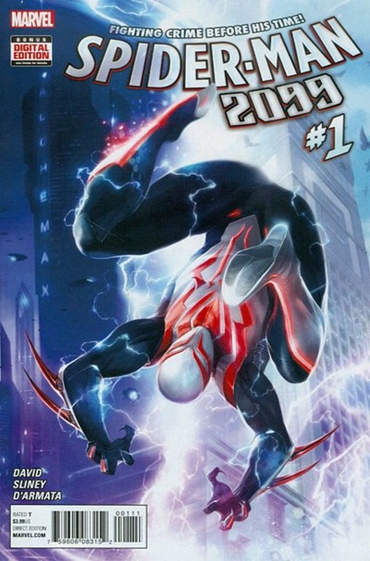 Cover of Spider-Man 2099 (Vol 3) #1. One of 250,000 Vintage American Comics on sale from Krypton!