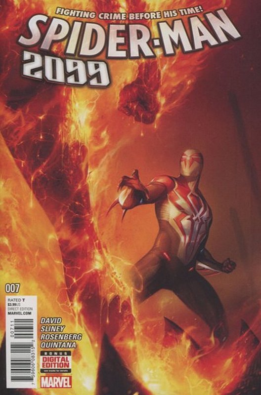Cover of Spider-Man 2099 (Vol 3) #7. One of 250,000 Vintage American Comics on sale from Krypton!