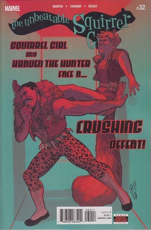 Cover of Unbeatable Squirrel Girl (Vol 2) #32. One of 250,000 Vintage American Comics on sale from Krypton!