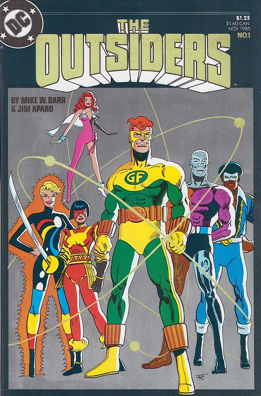 Cover of Outsiders (Vol 1) #1. One of 250,000 Vintage American Comics on sale from Krypton!