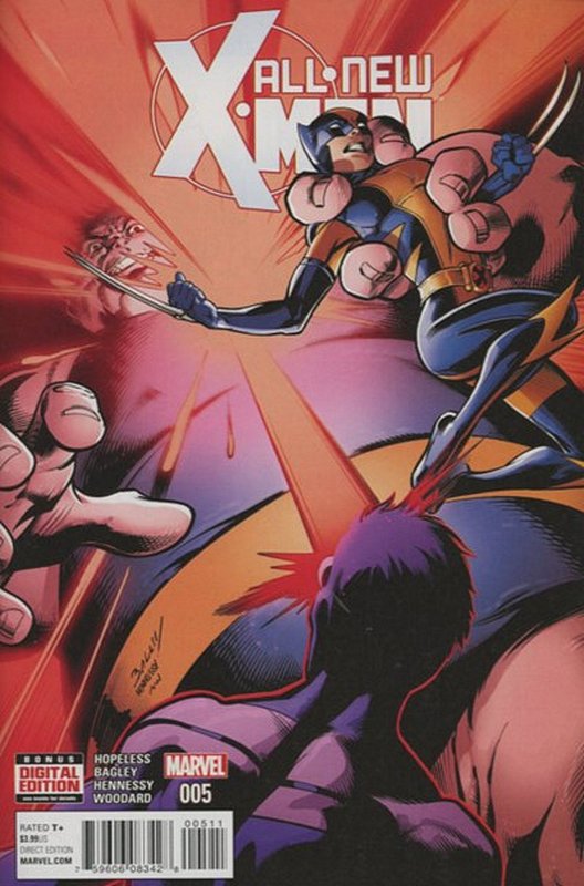 Cover of X-men (Vol 2) The All New #5. One of 250,000 Vintage American Comics on sale from Krypton!