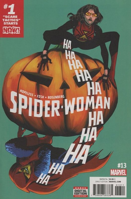 Cover of Spider-Woman (Vol 5) #13. One of 250,000 Vintage American Comics on sale from Krypton!