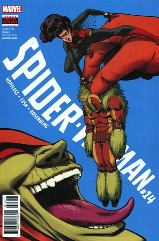 Cover of Spider-Woman (Vol 5) #14. One of 250,000 Vintage American Comics on sale from Krypton!