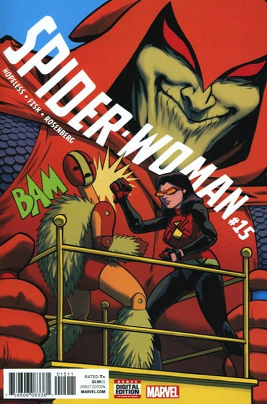Cover of Spider-Woman (Vol 5) #15. One of 250,000 Vintage American Comics on sale from Krypton!