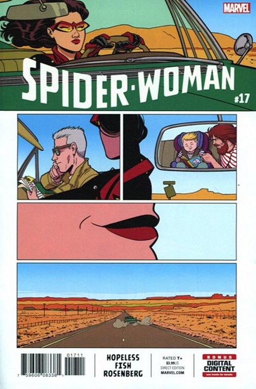 Cover of Spider-Woman (Vol 5) #17. One of 250,000 Vintage American Comics on sale from Krypton!