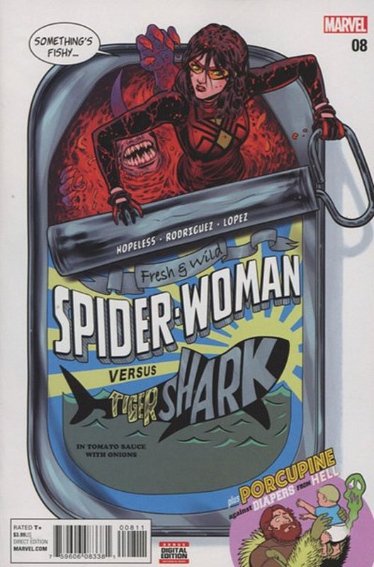 Cover of Spider-Woman (Vol 5) #8. One of 250,000 Vintage American Comics on sale from Krypton!