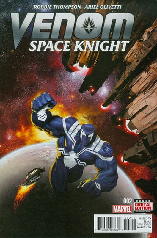 Cover of Venom: Space Knight (Vol 1) #2. One of 250,000 Vintage American Comics on sale from Krypton!