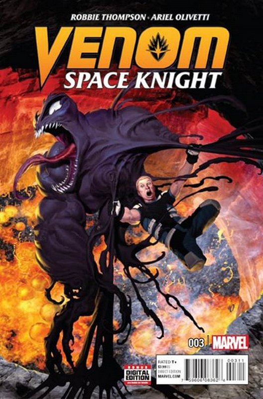 Cover of Venom: Space Knight (Vol 1) #3. One of 250,000 Vintage American Comics on sale from Krypton!