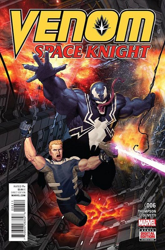 Cover of Venom: Space Knight (Vol 1) #6. One of 250,000 Vintage American Comics on sale from Krypton!