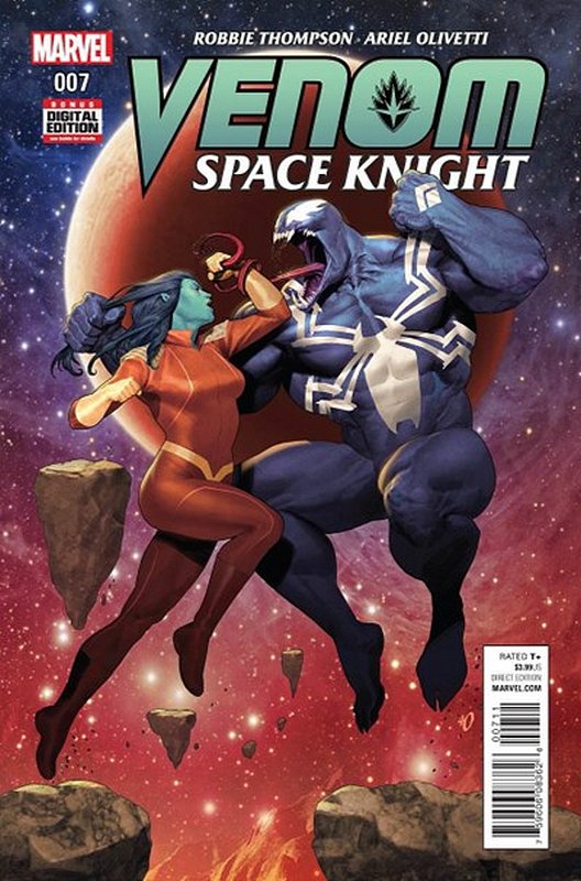 Cover of Venom: Space Knight (Vol 1) #7. One of 250,000 Vintage American Comics on sale from Krypton!