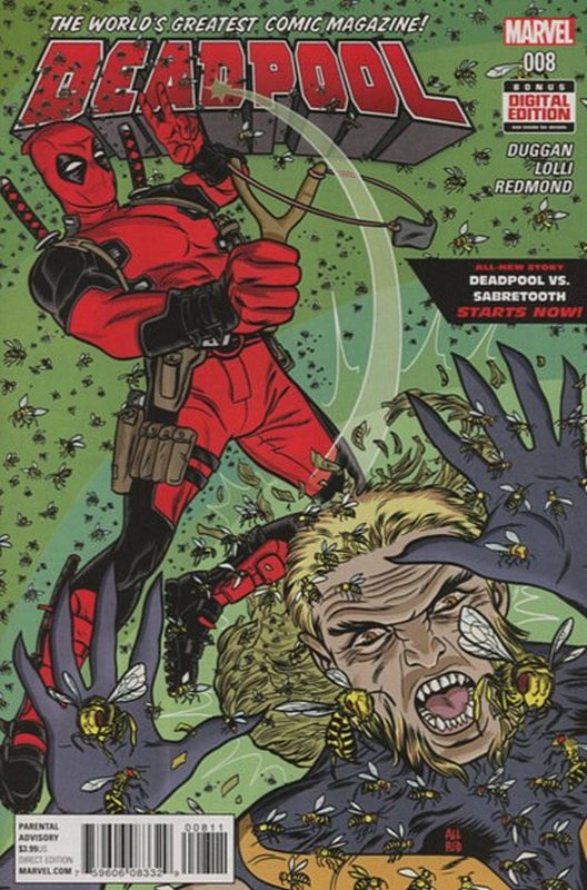 Cover of Deadpool (Vol 4) #8. One of 250,000 Vintage American Comics on sale from Krypton!