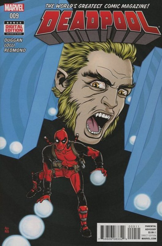 Cover of Deadpool (Vol 4) #9. One of 250,000 Vintage American Comics on sale from Krypton!