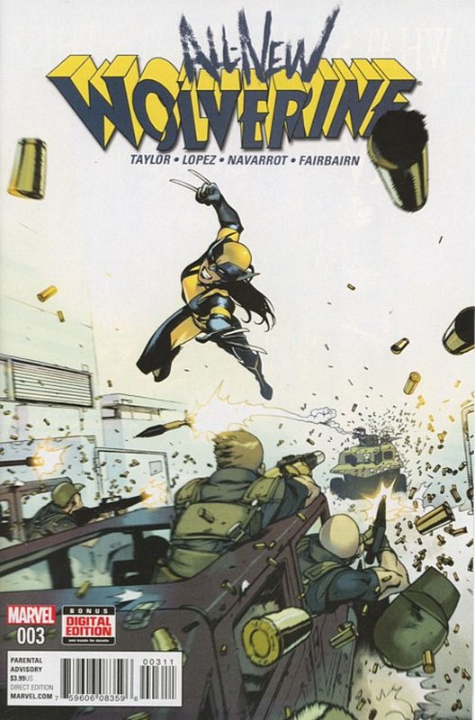 Cover of Wolverine -  All-New (Vol 1) #3. One of 250,000 Vintage American Comics on sale from Krypton!