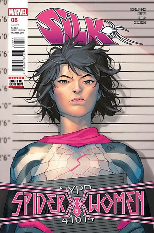 Cover of Silk (Vol 2) (Marvel) #8. One of 250,000 Vintage American Comics on sale from Krypton!