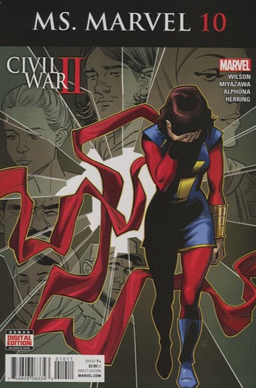 Cover of Ms Marvel (Vol 4) #10. One of 250,000 Vintage American Comics on sale from Krypton!