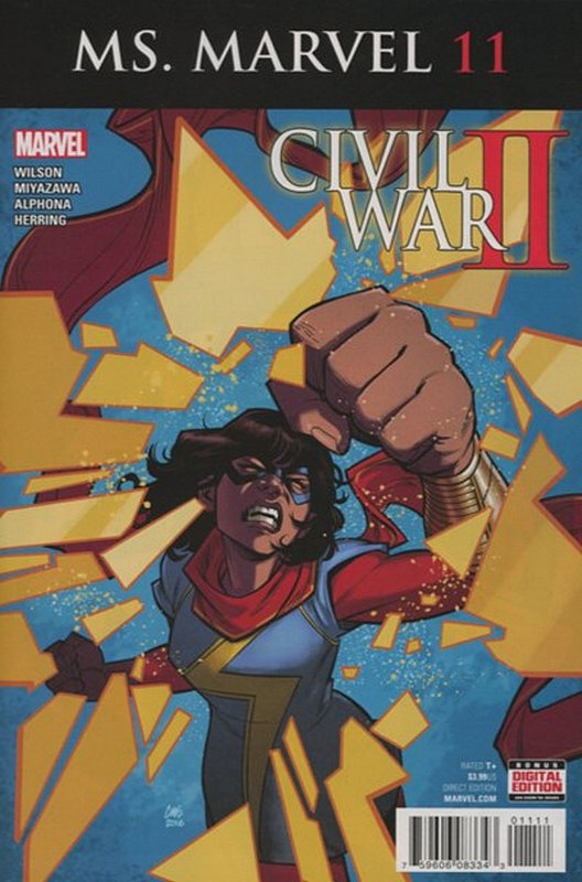 Cover of Ms Marvel (Vol 4) #11. One of 250,000 Vintage American Comics on sale from Krypton!