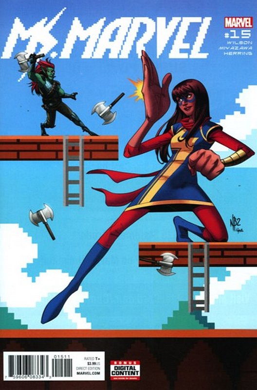 Cover of Ms Marvel (Vol 4) #15. One of 250,000 Vintage American Comics on sale from Krypton!