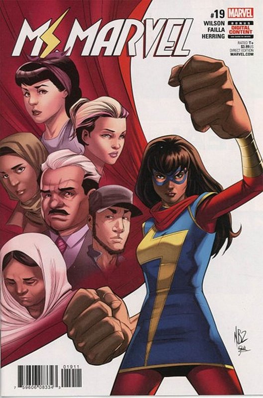 Cover of Ms Marvel (Vol 4) #19. One of 250,000 Vintage American Comics on sale from Krypton!