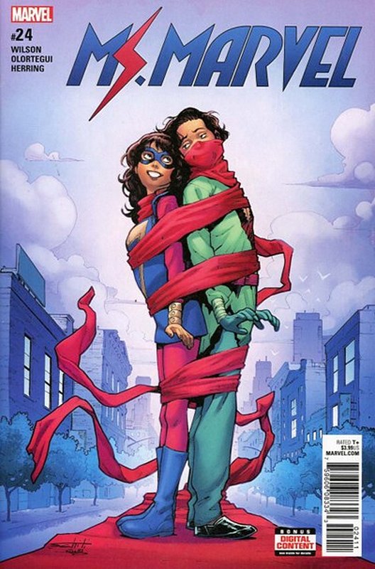 Cover of Ms Marvel (Vol 4) #24. One of 250,000 Vintage American Comics on sale from Krypton!