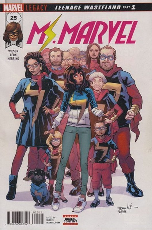Cover of Ms Marvel (Vol 4) #25. One of 250,000 Vintage American Comics on sale from Krypton!
