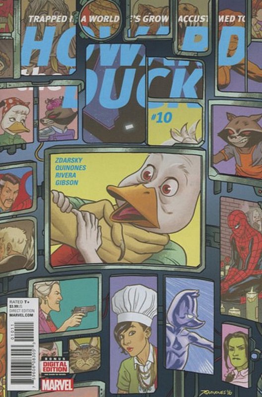 Cover of Howard the Duck (Vol 3) #10. One of 250,000 Vintage American Comics on sale from Krypton!