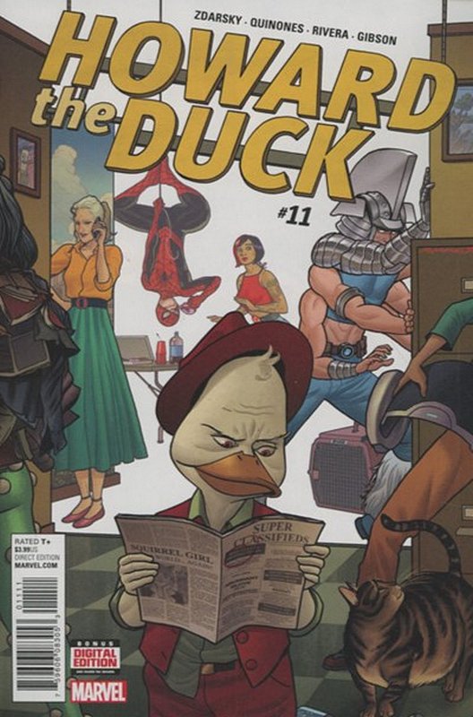 Cover of Howard the Duck (Vol 3) #11. One of 250,000 Vintage American Comics on sale from Krypton!