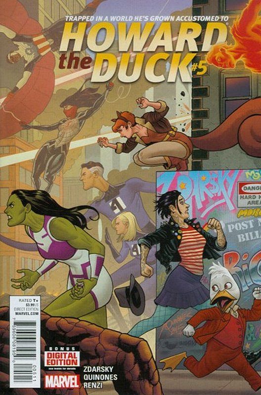 Cover of Howard the Duck (Vol 3) #5. One of 250,000 Vintage American Comics on sale from Krypton!
