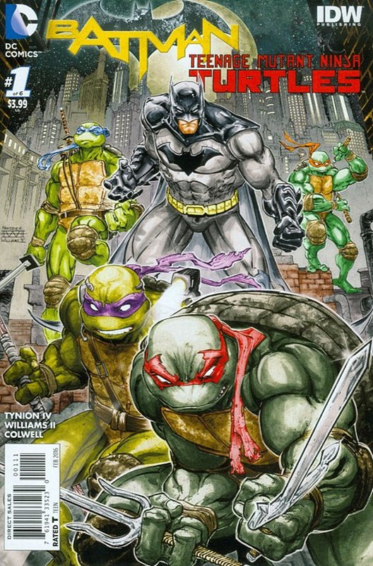 Cover of Batman/Teenage Mutant Ninja Turtles (2016 Ltd) #1. One of 250,000 Vintage American Comics on sale from Krypton!