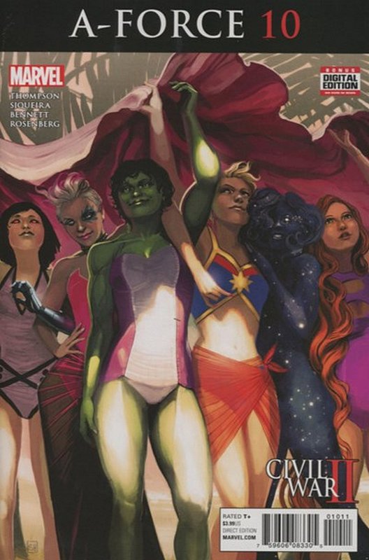 Cover of A-Force (Vol 2) #10. One of 250,000 Vintage American Comics on sale from Krypton!