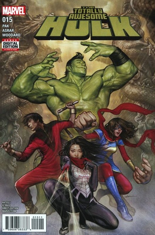 Cover of Totally Awesome Hulk (Vol 1) #15. One of 250,000 Vintage American Comics on sale from Krypton!