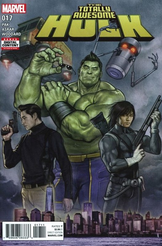 Cover of Totally Awesome Hulk (Vol 1) #17. One of 250,000 Vintage American Comics on sale from Krypton!